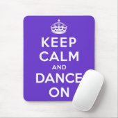 Behalten Sie Ruhe und tanzen Sie an Mousepad (Mit Mouse)