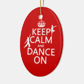 Behalten Sie Ruhe und tanzen Sie auf (in allen Keramikornament (Links)