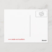 Behalten Sie Ruhe und tragen Sie britisches Poster Postkarte (Rückseite)