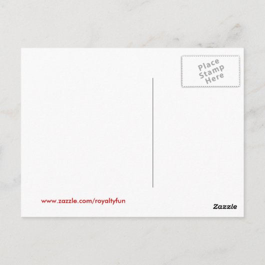 Behalten Sie Ruhe und tragen Sie britisches Poster Postkarte (Rückseite)