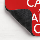Behalten Sie Ruhe und Transportgestell an, Golf Mousepad (Ecke)