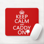 Behalten Sie Ruhe und Transportgestell an, Golf Mousepad (Mit Mouse)