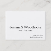 Behalten Sie Ruhe und trinken Sie auf (irische St. Visitenkarte (Rückseite)