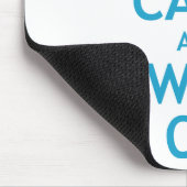 Behalten Sie Ruhe und tweeten Sie an Mousepad (Ecke)
