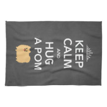 Behalten Sie Ruhe und umarmen Sie ein Pom -