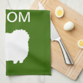 Behalten Sie Ruhe und umarmen Sie ein Pom - Handtuch (Viertel Falte)