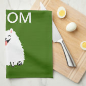 Behalten Sie Ruhe und umarmen Sie ein Pom - Küchentuch (Viertel Falte)