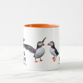 Behalten Sie Ruhe und umarmen Sie eine Tasse (Zentrum)