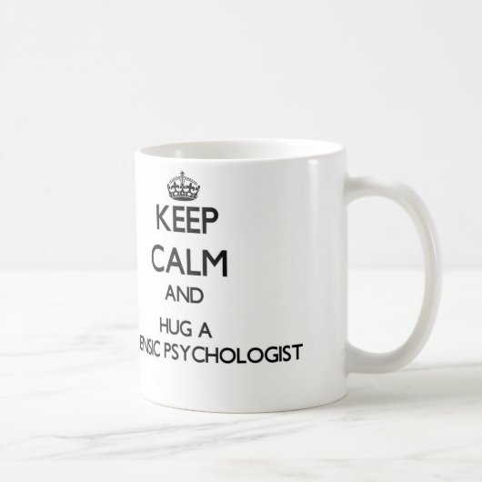 Behalten Sie Ruhe und umarmen Sie einen Kaffeetasse (Rechts)