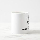 Behalten Sie Ruhe und umarmen Sie einen Kaffeetasse (Mittel)