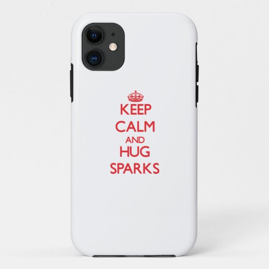 Behalten Sie Ruhe und umarmen Sie Funken Case-Mate iPhone Hülle (Rückseite)