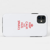 Behalten Sie Ruhe und umarmen Sie Funken Case-Mate iPhone Hülle (Rückseite (Horizontal))