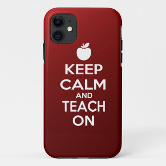 Behalten Sie Ruhe und unterrichten Sie an Case-Mate iPhone Hülle