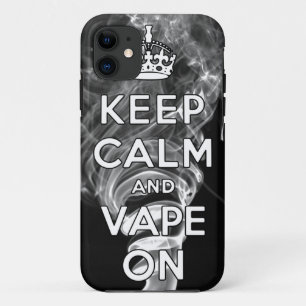 Behalten Sie Ruhe und Vape an Case-Mate iPhone Hülle