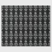 Behalten Sie Ruhe und Vape auf motivierend ~ Geschenkpapier (Flach)