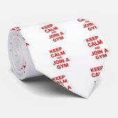 Behalten Sie Ruhe und verbinden Sie eine Turnhalle Krawatte (Gerollt)