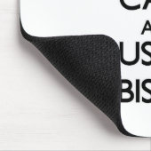 Behalten Sie Ruhe und vertrauen Sie dem Bison Mousepad (Ecke)