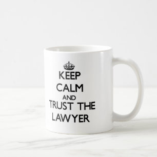 Behalten Sie Ruhe und vertrauen Sie dem Kaffeetasse