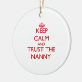 Behalten Sie Ruhe und vertrauen Sie dem Keramik Ornament (Links)