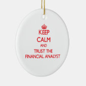 Behalten Sie Ruhe und vertrauen Sie dem Keramikornament (Rechts)