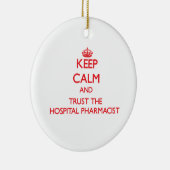 Behalten Sie Ruhe und vertrauen Sie dem Keramikornament (Rechts)