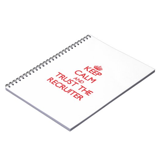 Behalten Sie Ruhe und vertrauen Sie dem Notizblock (Linke Seite)