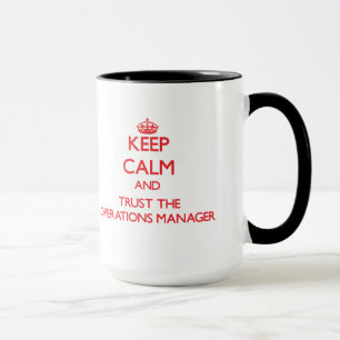 Behalten Sie Ruhe und vertrauen Sie dem Tasse