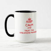 Behalten Sie Ruhe und vertrauen Sie dem Tasse (Links)