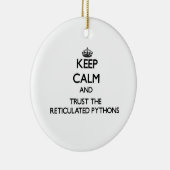 Behalten Sie Ruhe und vertrauen Sie den Keramikornament (Rechts)