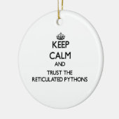 Behalten Sie Ruhe und vertrauen Sie den Keramikornament (Links)