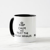 Behalten Sie Ruhe und vertrauen Sie den Tasse (Vorderseite Links)