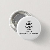 Behalten Sie Ruhe und vertrauen Sie einem Button (Vorne & Hinten)