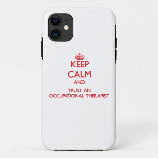 Behalten Sie Ruhe und vertrauen Sie einem Case-Mate iPhone Hülle (Rückseite)