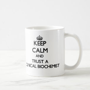 Behalten Sie Ruhe und vertrauen Sie einem Kaffeetasse