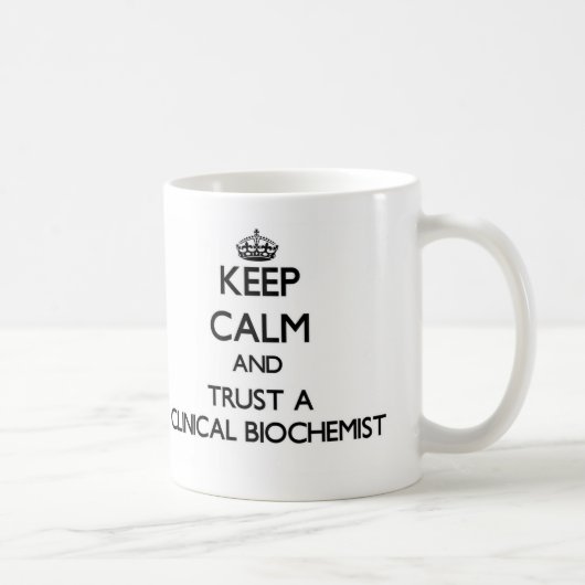 Behalten Sie Ruhe und vertrauen Sie einem Kaffeetasse (Rechts)