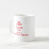 Behalten Sie Ruhe und vertrauen Sie einem Kaffeetasse (Vorderseite Links)