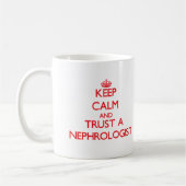 Behalten Sie Ruhe und vertrauen Sie einem Kaffeetasse (Links)