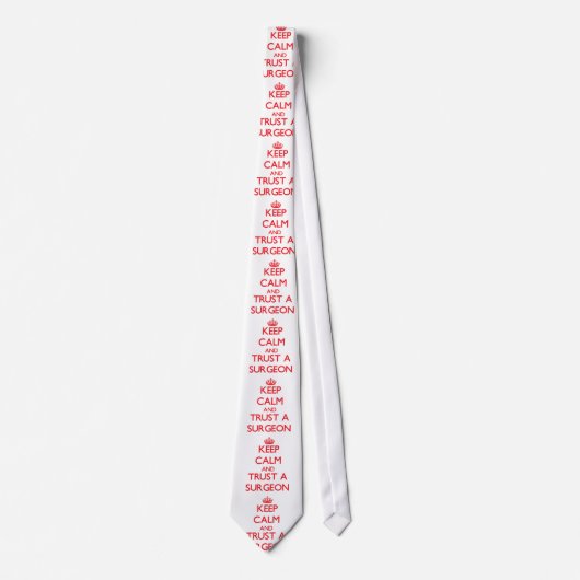 Behalten Sie Ruhe und vertrauen Sie einem Krawatte (Vorderseite)