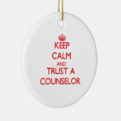 Behalten Sie Ruhe und vertrauen Sie einem Ratgeber Keramik Ornament (Rechts)