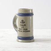 Behalten Sie Ruhe und vertrauen Sie Ihrem Bierglas (Vorderseite Links)