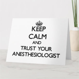 Behalten Sie Ruhe und vertrauen Sie Ihrem Karte