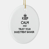 Behalten Sie Ruhe und vertrauen Sie Ihrem Keramikornament (Rechts)