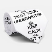 Behalten Sie Ruhe und vertrauen Sie Ihrem Krawatte (Gerollt)