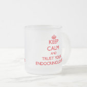 Behalten Sie Ruhe und vertrauen Sie Ihrem Mattglastasse (VorderseiteRechts)