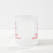 Behalten Sie Ruhe und vertrauen Sie Ihrem Mattglastasse (Mittel)