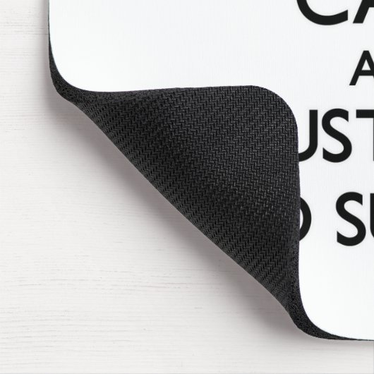 Behalten Sie Ruhe und vertrauen Sie Ihrem Mousepad (Ecke)
