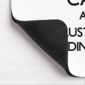 Behalten Sie Ruhe und vertrauen Sie Ihrem Mousepad (Ecke)