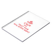 Behalten Sie Ruhe und vertrauen Sie Ihrem Notizblock (Linke Seite)