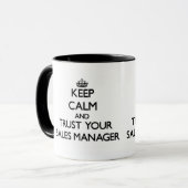Behalten Sie Ruhe und vertrauen Sie Ihrem Tasse (Vorderseite Links)