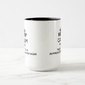 Behalten Sie Ruhe und vertrauen Sie Ihrem Tasse (Zentrum)